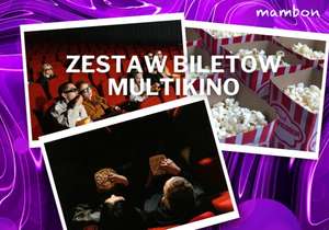 Multikino - zestaw biletów 4,10 lub 12 bez Warszawy i Pruszkowa