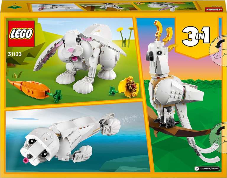 LEGO Creator 3w1 - Biały Królik, 31133