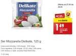 Ser Mozzarella Delikate 125 g 2+2 gratis z kartą - Biedronka