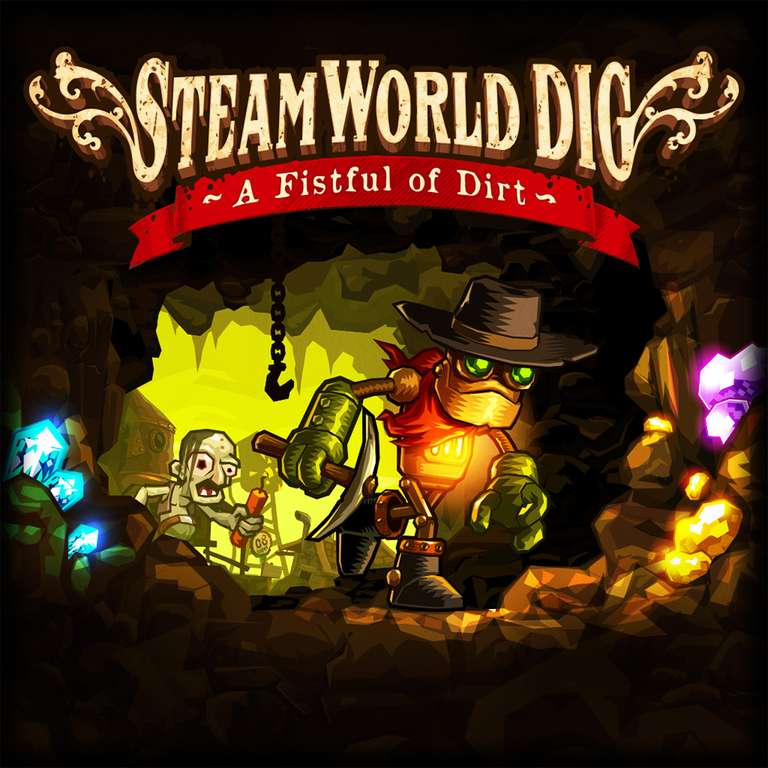 Seria - SteamWorld Dig za 10 zł, SteamWorld Dig 2 za 28 zł, SteamWorld Heist: Ultimate Edition za 20 zł i Hand of Gilgamech za 35 @ Switch