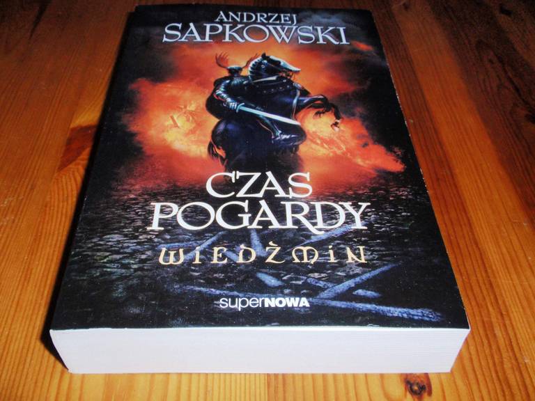 Książka CZAS POGARDY. WIEDŹMIN Andrzej Sapkowski Amazon/Składnica Księgarska