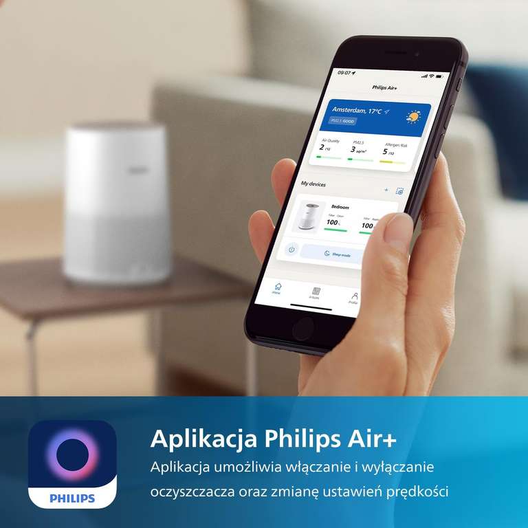 Philips Oczyszczacz Powietrza Serii 600i Amazon