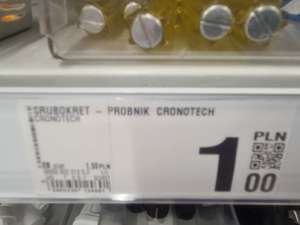 Śrubokręt - próbnik do sprawdzania napięcia Cronotech w Auchan