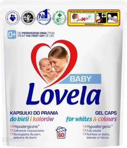 Kapsułki Lovela Baby do prania koloru i białego 60 sztuk za 82.99 zł z darmową dostawą (możliwa cena 72.99 zł) @In Post Fresh