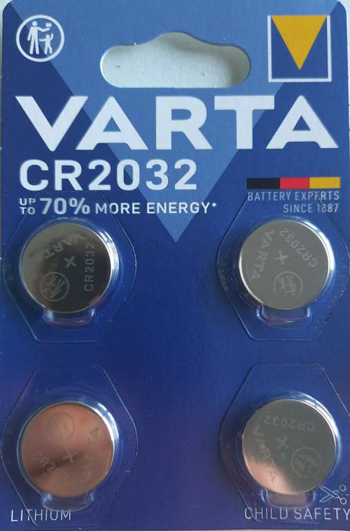 Kaufland - baterie Varta CR2032 4 szt