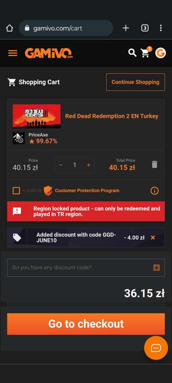 Red Dead Redemption 2 Xbox One Series S X VPN Turcja