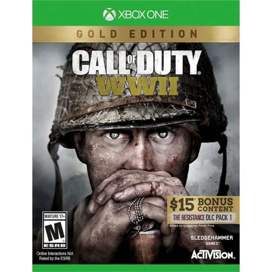 Call of Duty: WWII Gold Edition AR XBOX One CD Key - wymagany VPN