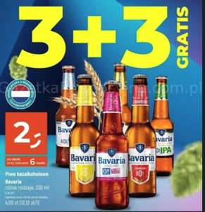 Piwo bezalkoholowe Bavaria 0,33L różne rodzaje 2zł/butelka przy zakupie 6 @Dealz