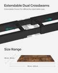 Songmics - stelaż biurka z elektryczną regulacją wysokości (wys 69-115 cm, szer 107,5-175 cm) @ Amazon