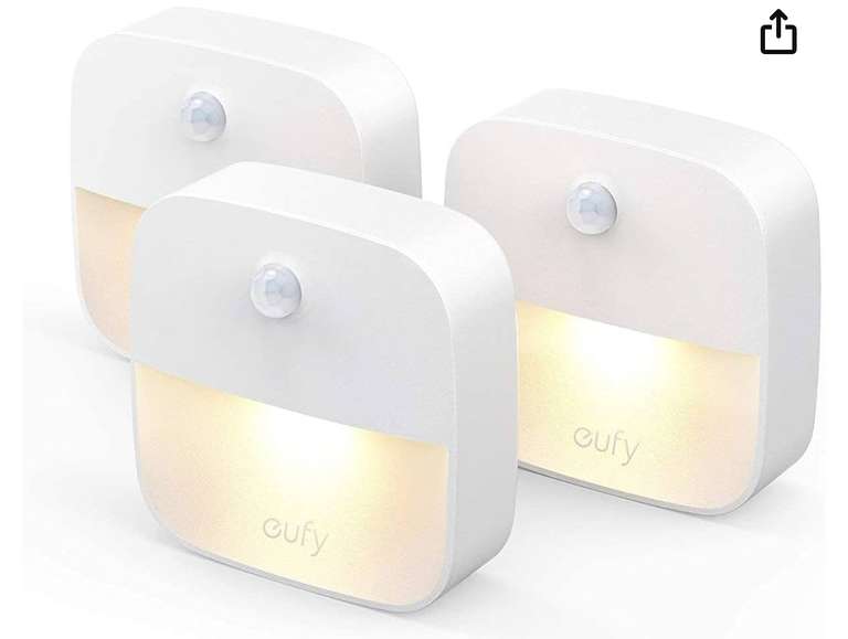eufy Lumi 3-packs zestawy lampek nocnych LED z czujnikiem ruchu