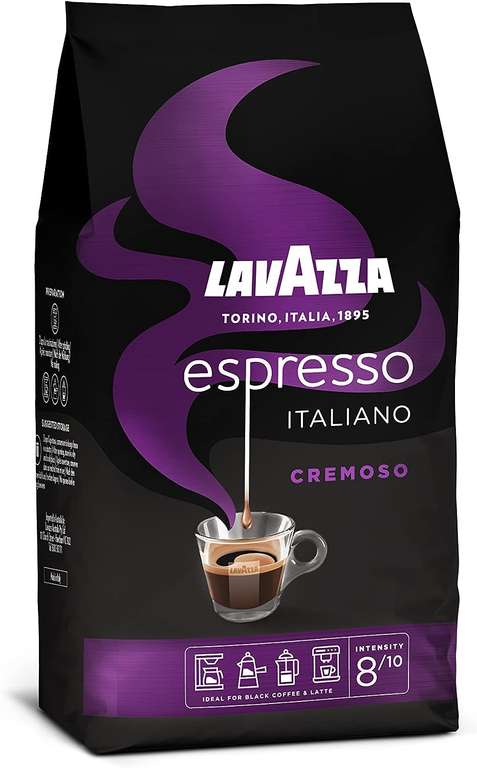 Lavazza Espresso Italiano Cremoso Aromatyczna Kawa Ziarnista, 1 kg