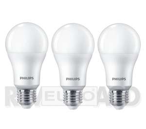 Żarówka Philips LED 13 W (100 W) E27, 4000 K - 3 szt. - cena: 6,66 zł/sztuka
