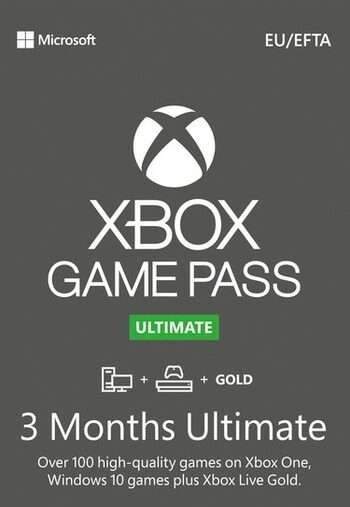 3 Miesiące Xbox Game Pass Ultimate dla wszystkich (polskie konta, przedłużenie) @ Eneba