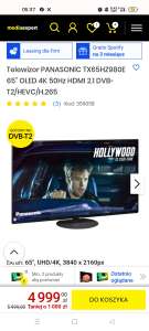 TV PANASONIC TX65HZ980E 65" OLED 4K