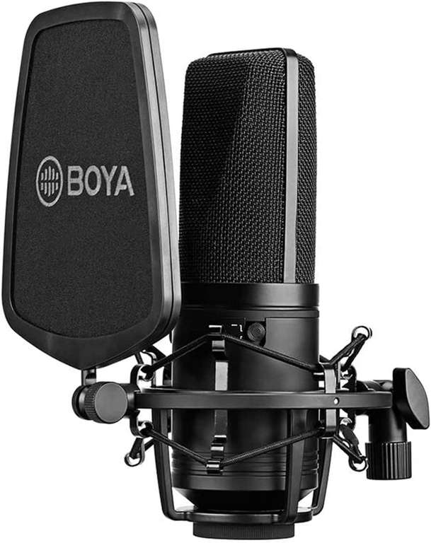 Mikrofon Boya BY-M1000 3 charakterystyki, kosz, pająk, plujka w zestawie!