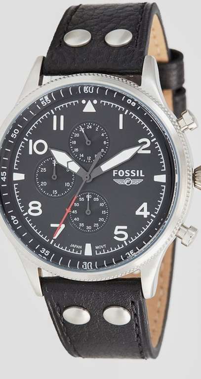 Fossil Pilot, męski zegarek, chronograf - dwa wzory