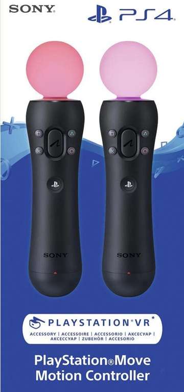 PlayStation Move kontroler ruchu - Twin Pack (2018) [PSVR] [PlayStation 4] – wersja niemiecka