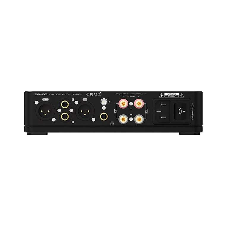 Wzmacniacz stereo klasy D SMSL SA400 High-Res Power Amplifier NJW1195 BASS preamp $456.99