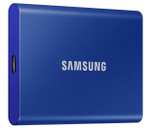 Samsung Portable SSD T7 1TB USB 3.2 Gen. 2 Niebieski za 279 zł (Prędkość odczytu: 1050 MB/s / zapisu 1000 MB/s) – tylko w aplikacji mobilnej
