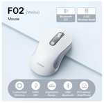 Baseus F02 bezprzewodowa mysz Bluetooth 5.2/ 2.4G/ 4000DPI - 15.38$