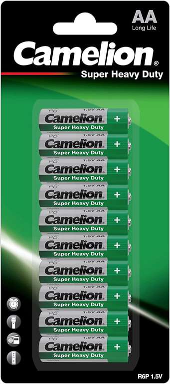 Camelion R6 AA Mignon super wytrzymała bateria (10 szt.)