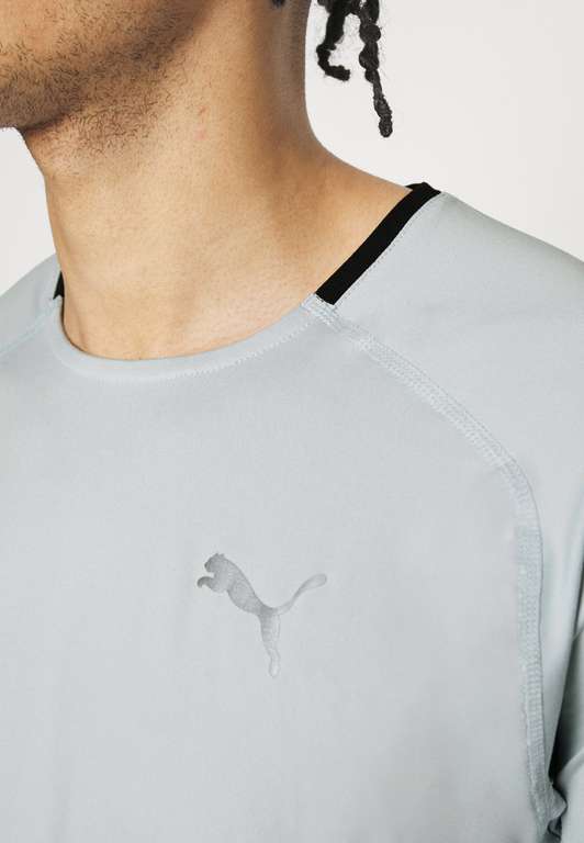 Sportowa bluzka męska Puma RUN CLOUDSPUN TEE longsleeve - czarna lub szara @Lounge by Zalando