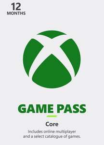 Xbox Game Pass Core 12 miesięcy (VPN, konwersja na Game Pass Ultimate) @ Eneba