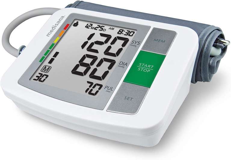 Medisana BU 510 Ciśnieniomierz naramienny, z funkcją pamięci, wskaźnik nieregularnego bicia serca