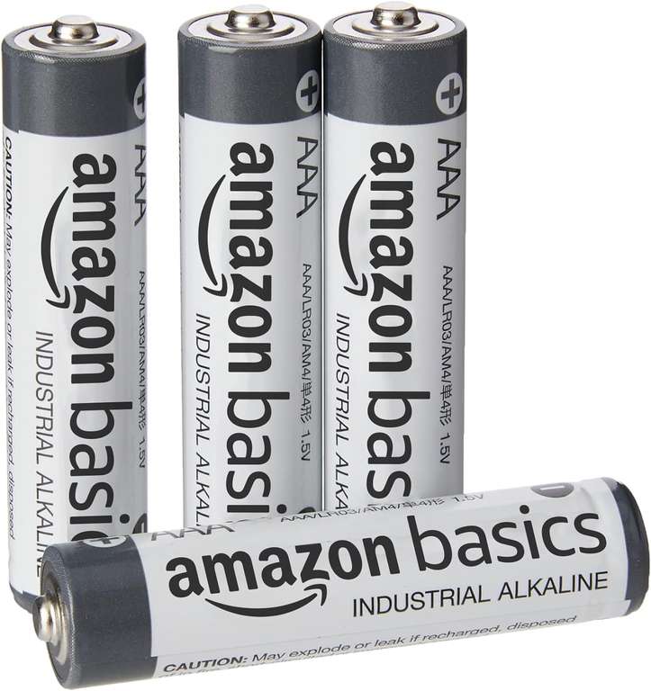 Amazon Basics Przemysłowe baterie alkaliczne AAA, 40-pak, dostawa z Prime-0zł