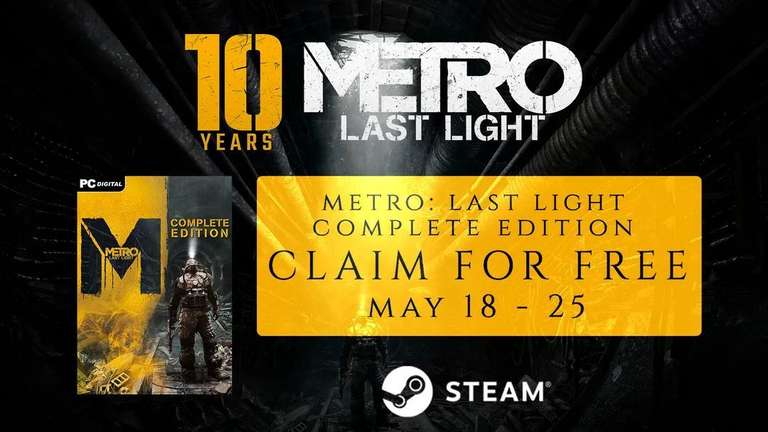 Metro: Last Light Complete Edition za darmo na Steam 18-25 maja