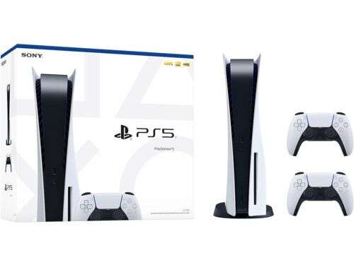 Konsola Sony PlayStation 5 - wersja z napędem i 2x kontroler | 499,95€