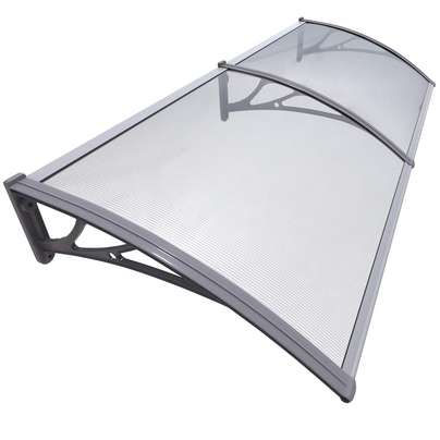 Daszek nad drzwi wejściowe VOUNOT 200x80 cm, aluminiu...