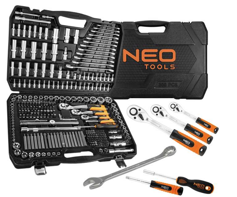 300-elementowy zestaw narzędzi Neo Tools 10-218 @ Allegro