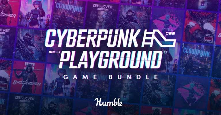 Cyberpunk Playground Bundle - Zestaw 7 gier [Steam] + kupon rabatowy [Humble Store]