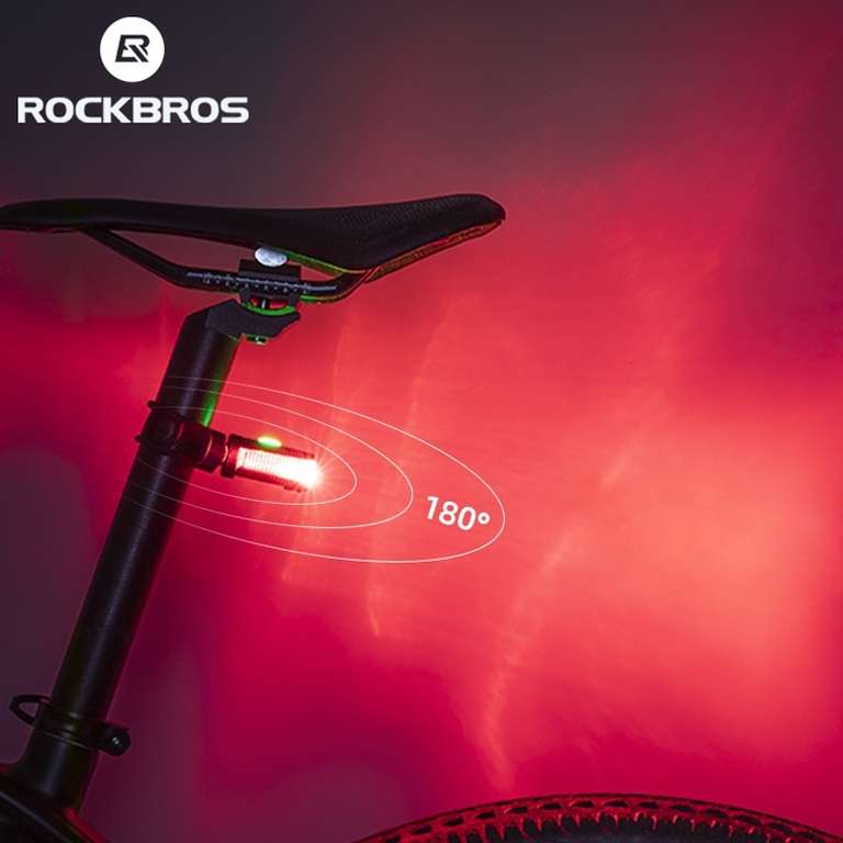 Lampka rowerowa ROCKBROS BK330 tylna akumulatorowa
