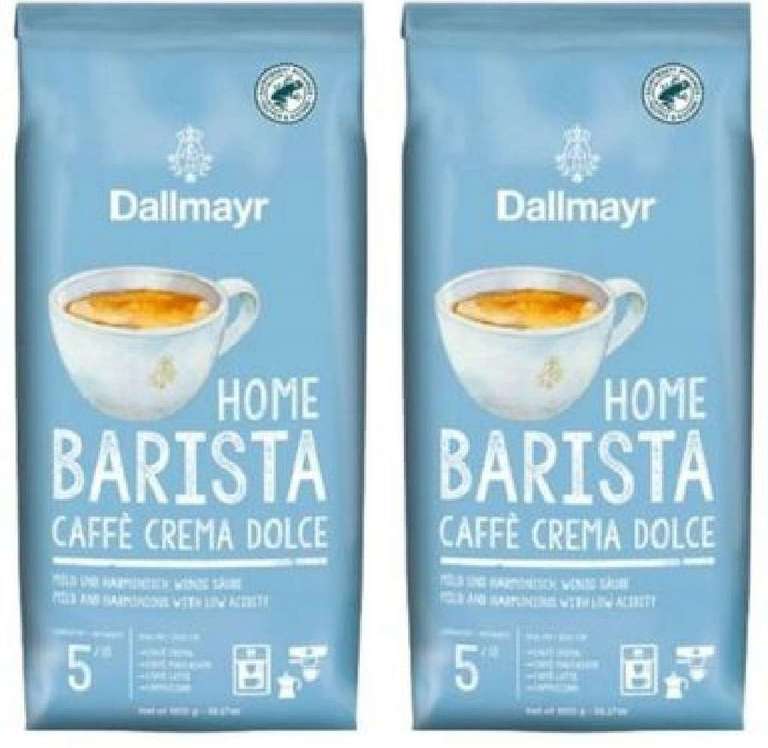 Dallmayr Kawa ziarnista Home Barista Caffe Crema Dolce Zestaw 2x1kg