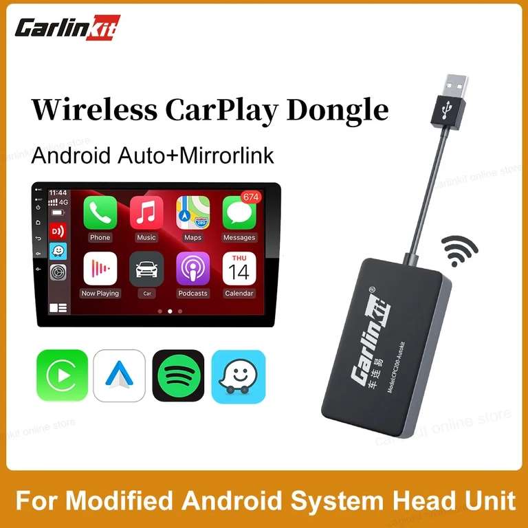 Carlinkit do bezprzewodowego CarPlay i Android Auto @ AliExpress