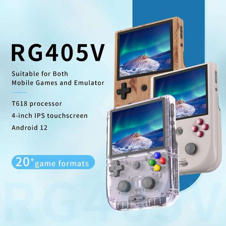 Retro konsola ANBERNIC RG405V (4" IPS ekran dotykowy, Android 12, Wifi) | Wysyłka z CN | $140.80 @ Aliexpress