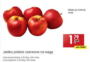 Polskie jabłka czerwone kg @Biedronka