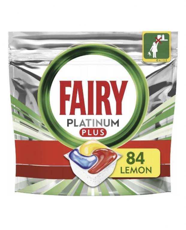 Kapsułki do zmywarki Fairy Platinum Plus Lemon 84 szt.
