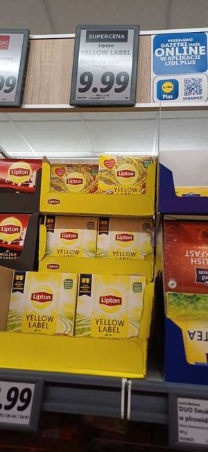 Lipton Yellow Label 92 torebki, Nescafe Classic rozpuszczalna 200g, Herbata dla dwojga 100 torebek (Minutka) - "supercena"