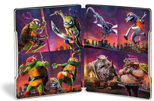 [ 4K UHD ] Teenage Mutant Ninja Turtles: Mutant Mayhem w Steelbooku (brak PL) @ Amazon.it