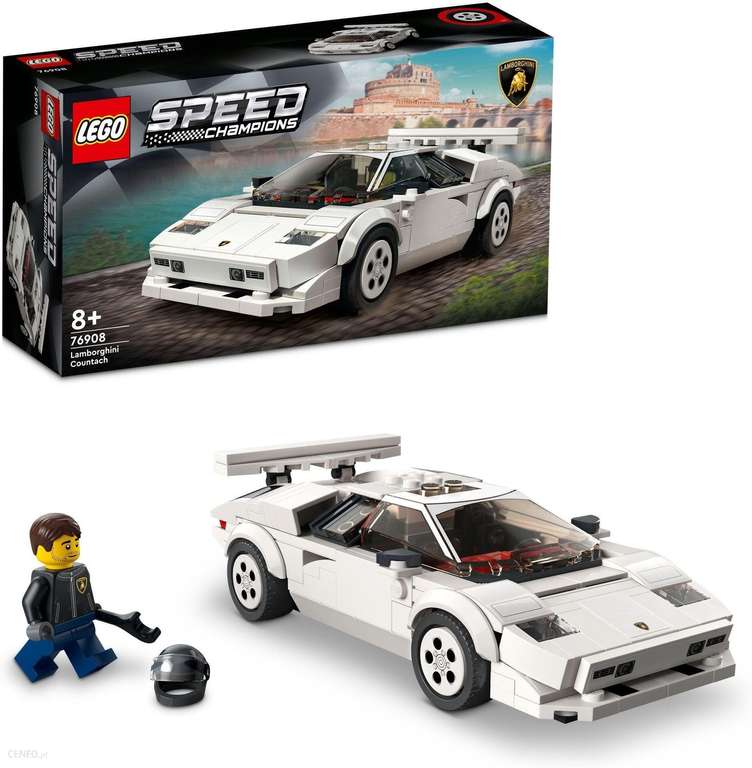 LEGO Speed Champions - Lamborghini Countach, 76908 za 58.19zł z kodem InPost Pay i darmową dostawą
