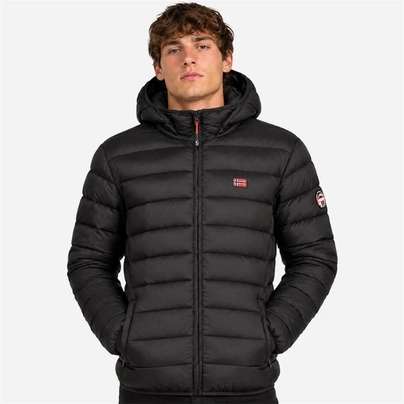 Geographical Norway Kurtka pikowana męska / kolor Czarny