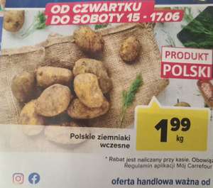 Ziemniaki wczesne 1kg w Carrefour