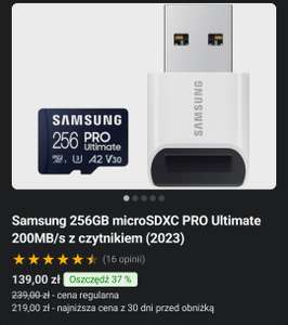 Samsung 256GB microSDXC PRO Ultimate