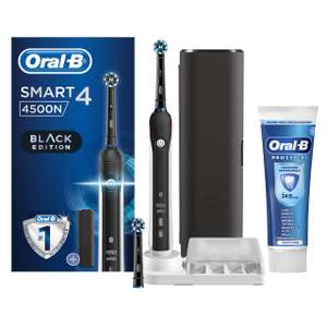 Szczoteczka elektryczna Oral-B Smart 4 4500 Black Edition + Etui + pasta