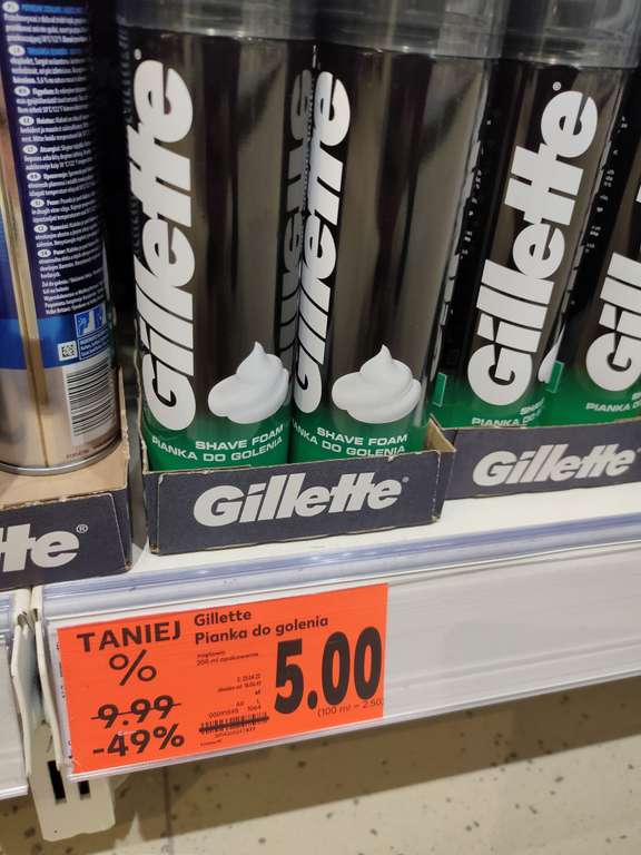 Pianka do golenia miętowa Gillette w Kaufland Radom Sycyńska