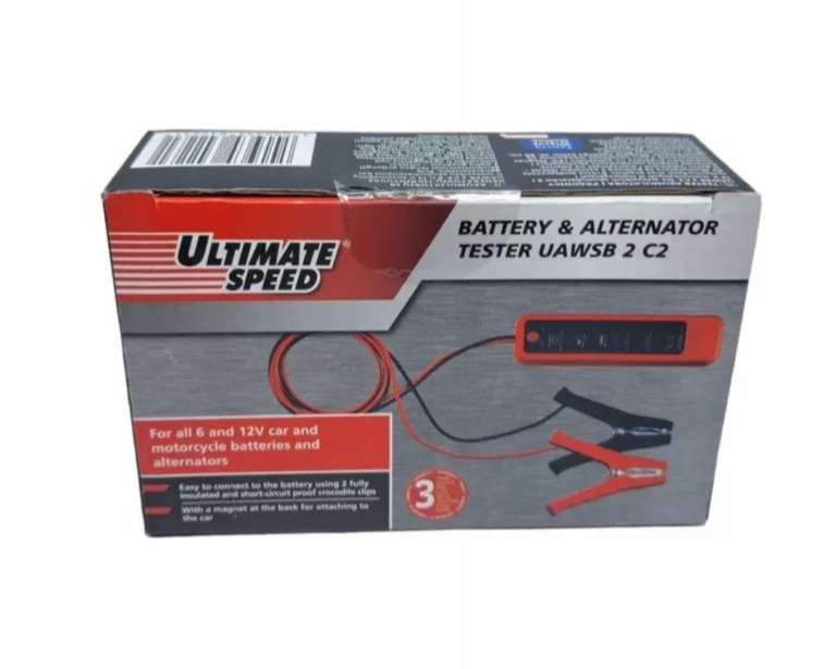 ULTIMATE SPEED - baterry & alternator tester - LIDL