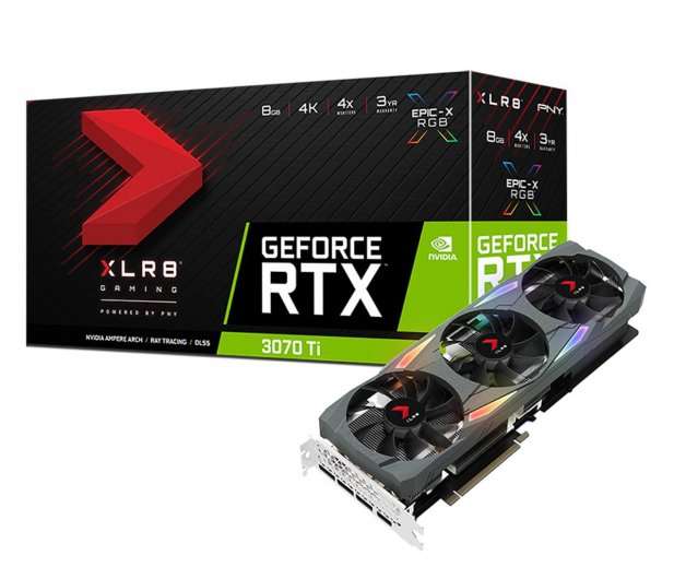 Karta graficzna PNY GeForce RTX 3070 Ti Gaming UPRISING 8GB GDDR6X